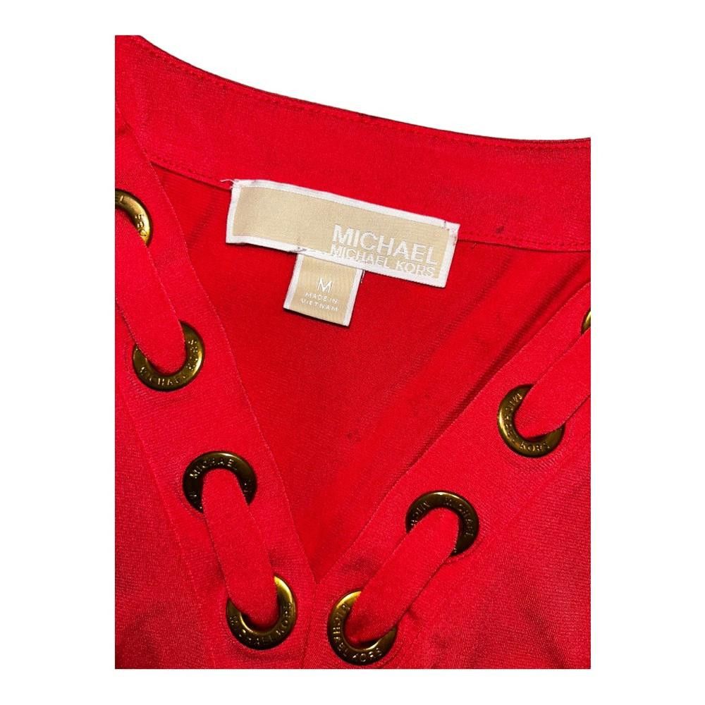 Michael Kors Michael Kors l Coral Blouse W Gold Rings Size Medium Size M / US 6-8 / IT 42-44 - 5 Thumbnail
