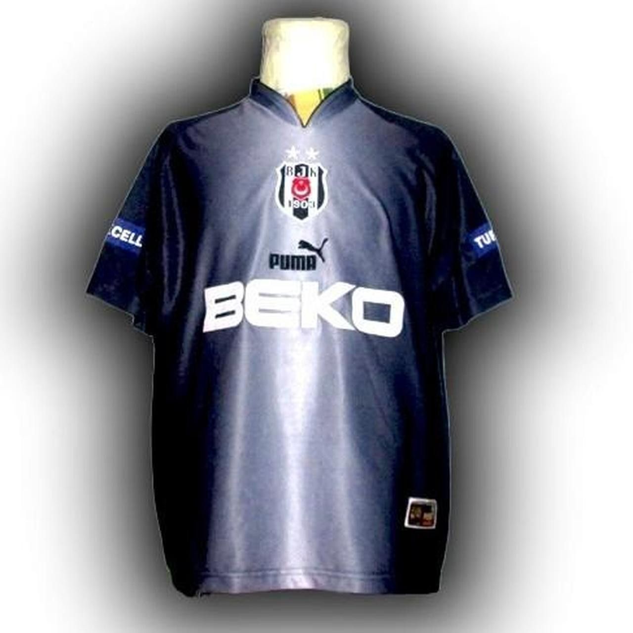 Puma BJK Besiktas Turkey 2004 2005 Fourth 4th shirt jersey Size US M / EU 48-50 / 2 - 1 Thumbnail