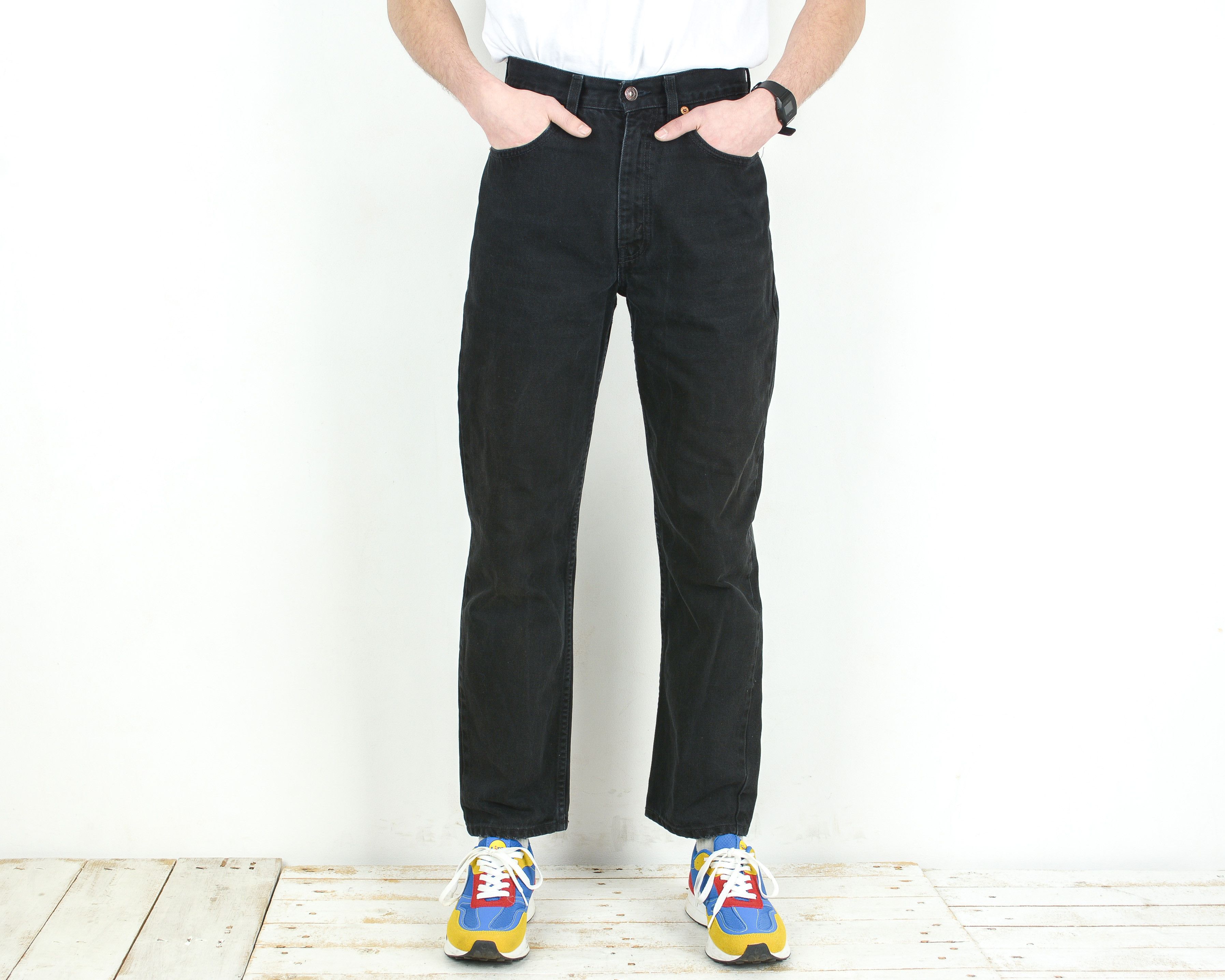 Levi's 882 04 Mens W30 L30 Regular Straight Orange Tab Jeans Denim Size US 30 / EU 46 - 2 Thumbnail