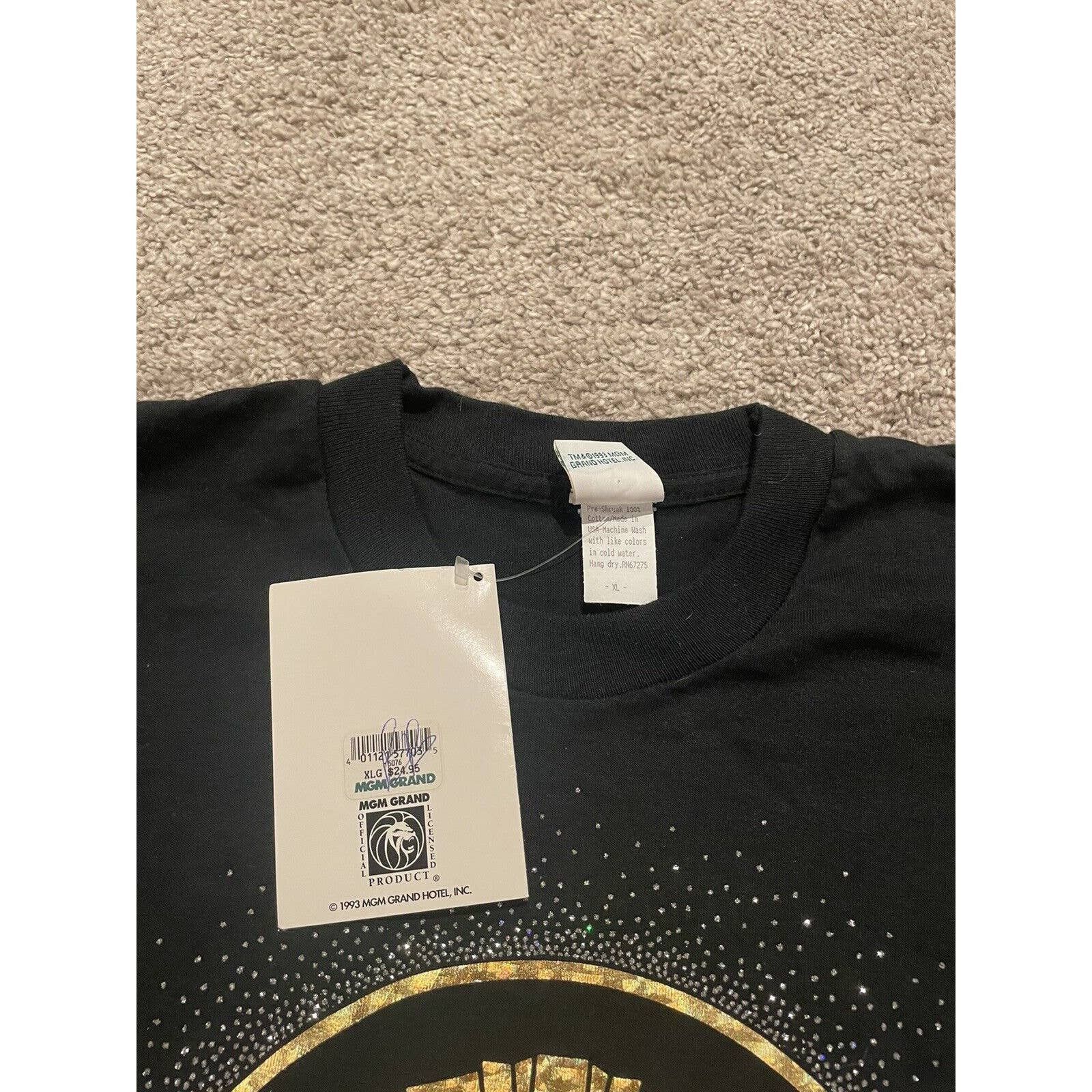 Vintage Deadstock 1993 MGM Casino Shirt Single Stitch XL, image size:1600x1600