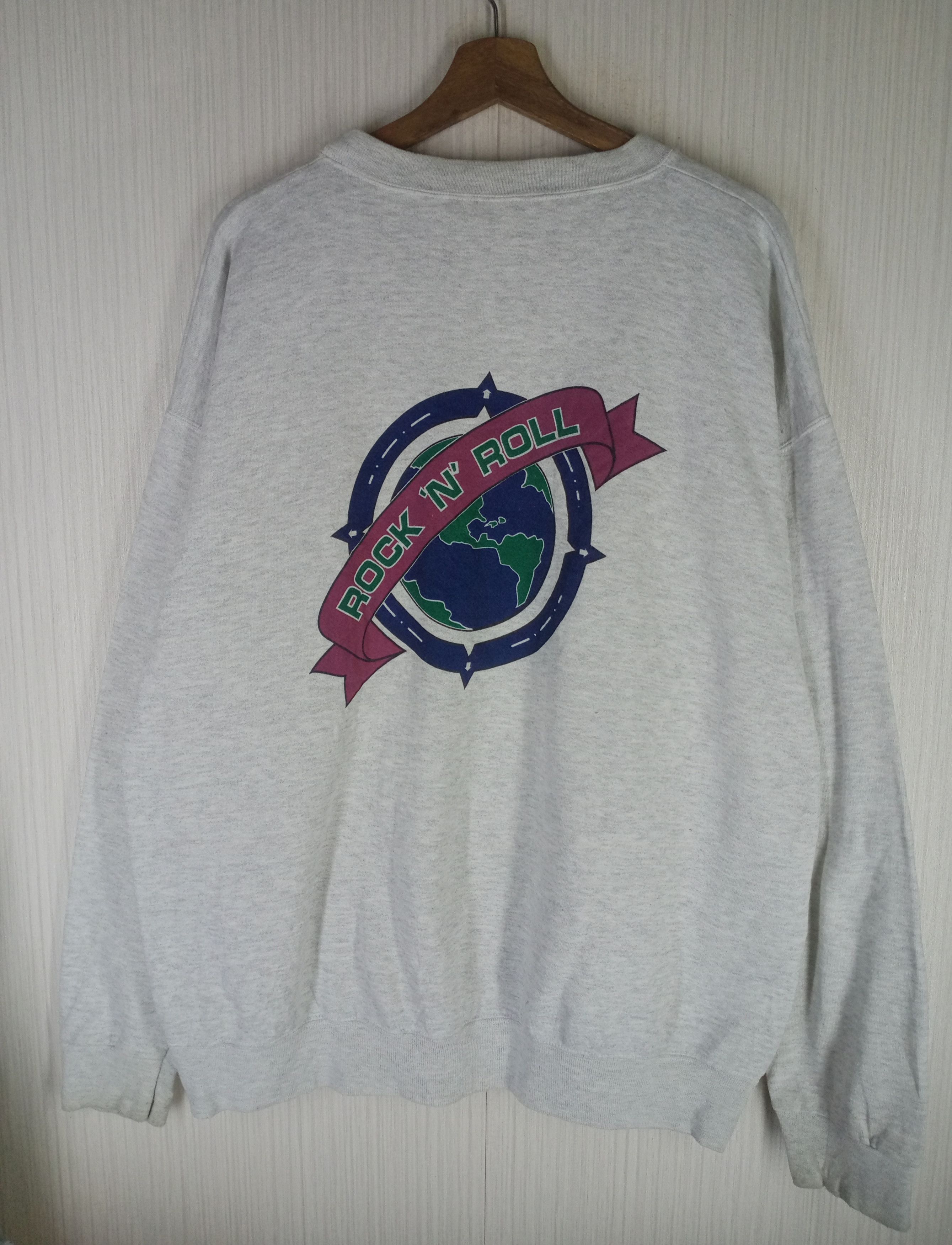 Hard Rock Cafe Rare Vintage 90s Hard Rock Cafe Chicago Sweatshirt Size US XL / EU 56 / 4 - 4 Thumbnail