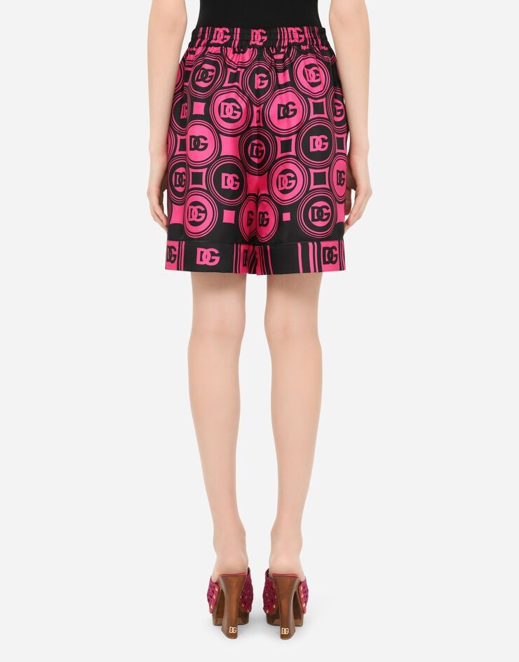 Dolce & Gabbana o1y0925 Short in Fuchsia/Black Size 26" / US 2 / IT 38 - 3 Thumbnail