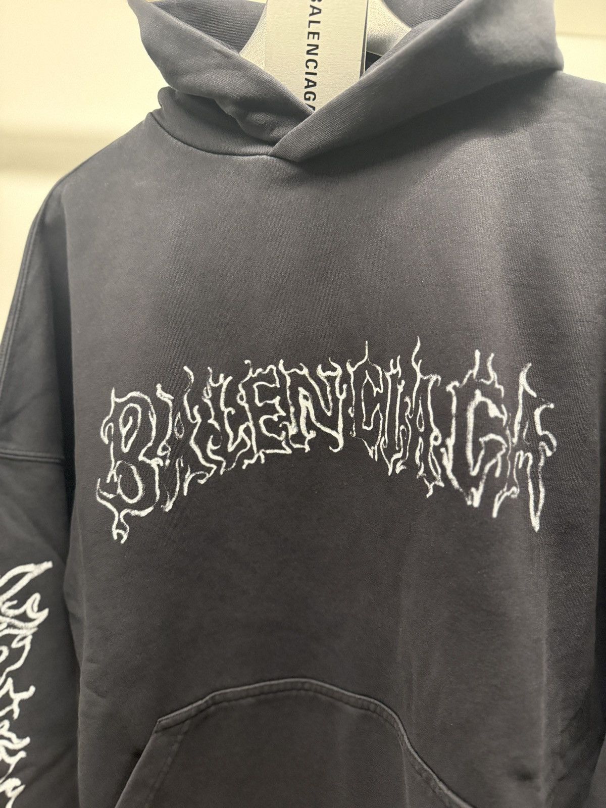 Balenciaga Balenciaga diy Metal black oversized hoodie Size US M / EU 48-50 / 2 - 4 Thumbnail