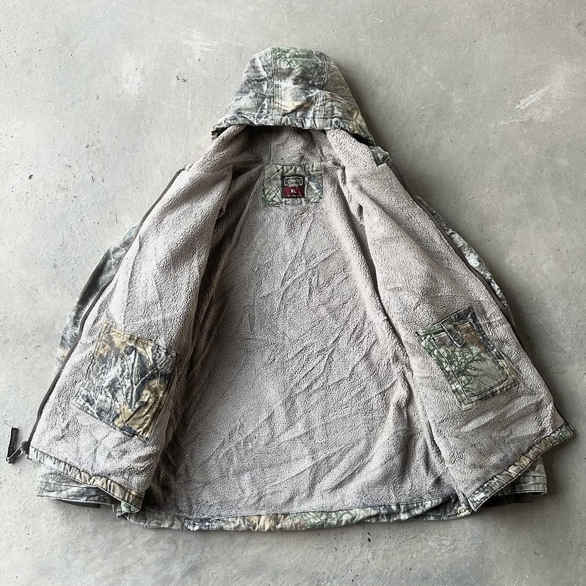 Realtree Crazy Vintage Y2K Carhartt Style Realtree Camo Hooded Zip Up Size US XL / EU 56 / 4 - 3 Thumbnail