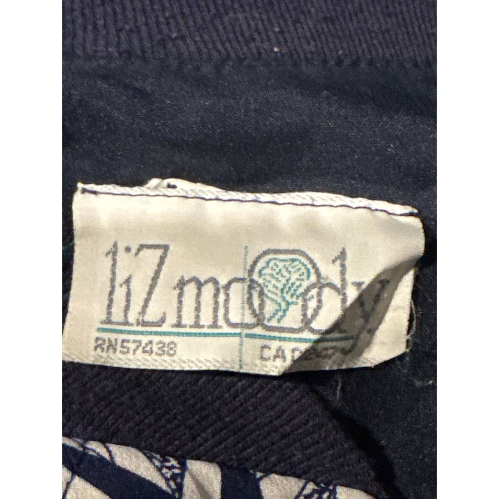 Vintage Vtg Liz Moody nautical silk quilt jacket navy white large Size L / US 10 / IT 46 - 11 Thumbnail