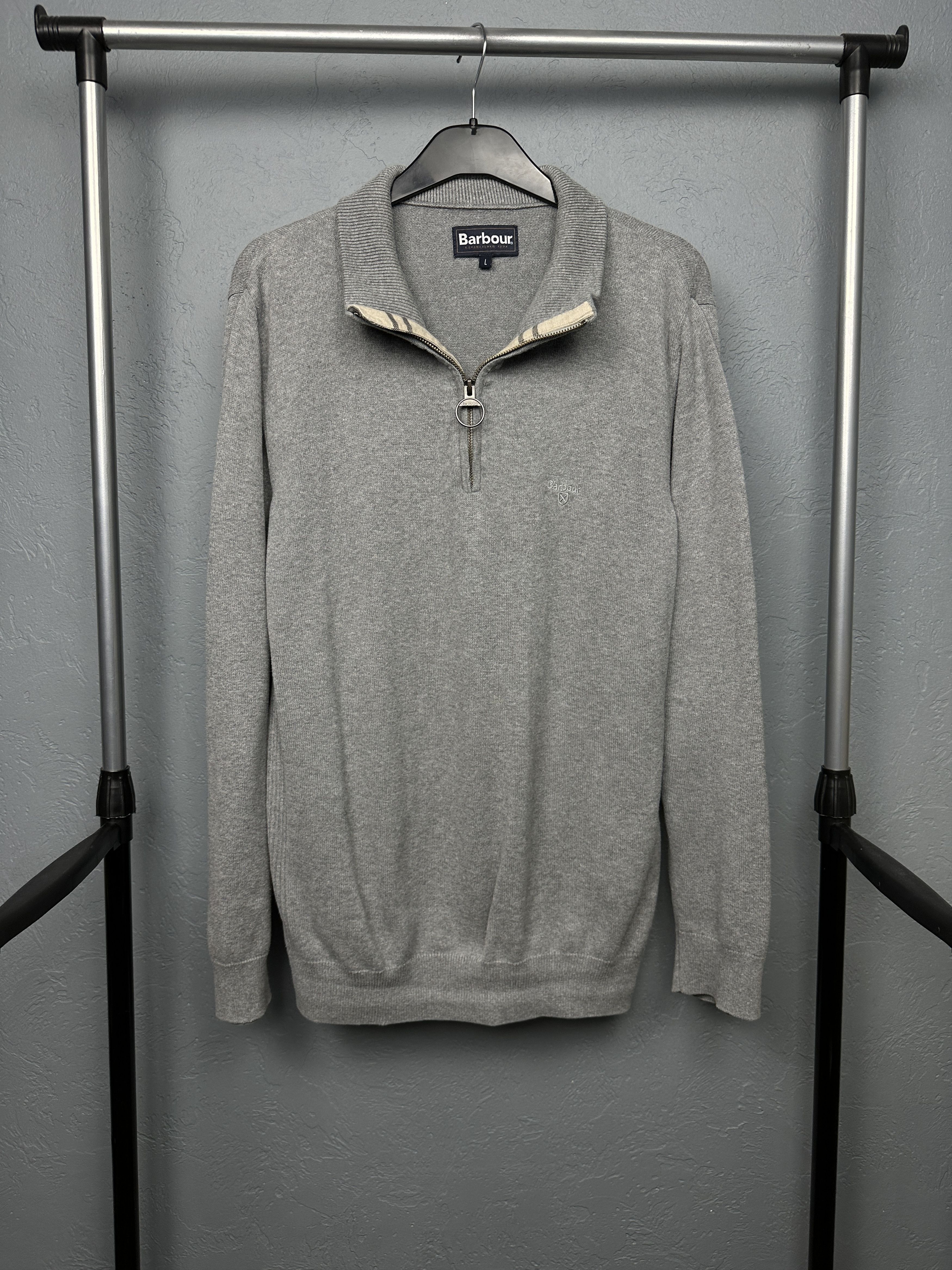 Barbour Barbour Vintage Mens 1\4 Quarter Zip Sweater Size US L / EU 52-54 / 3 - 1 Thumbnail