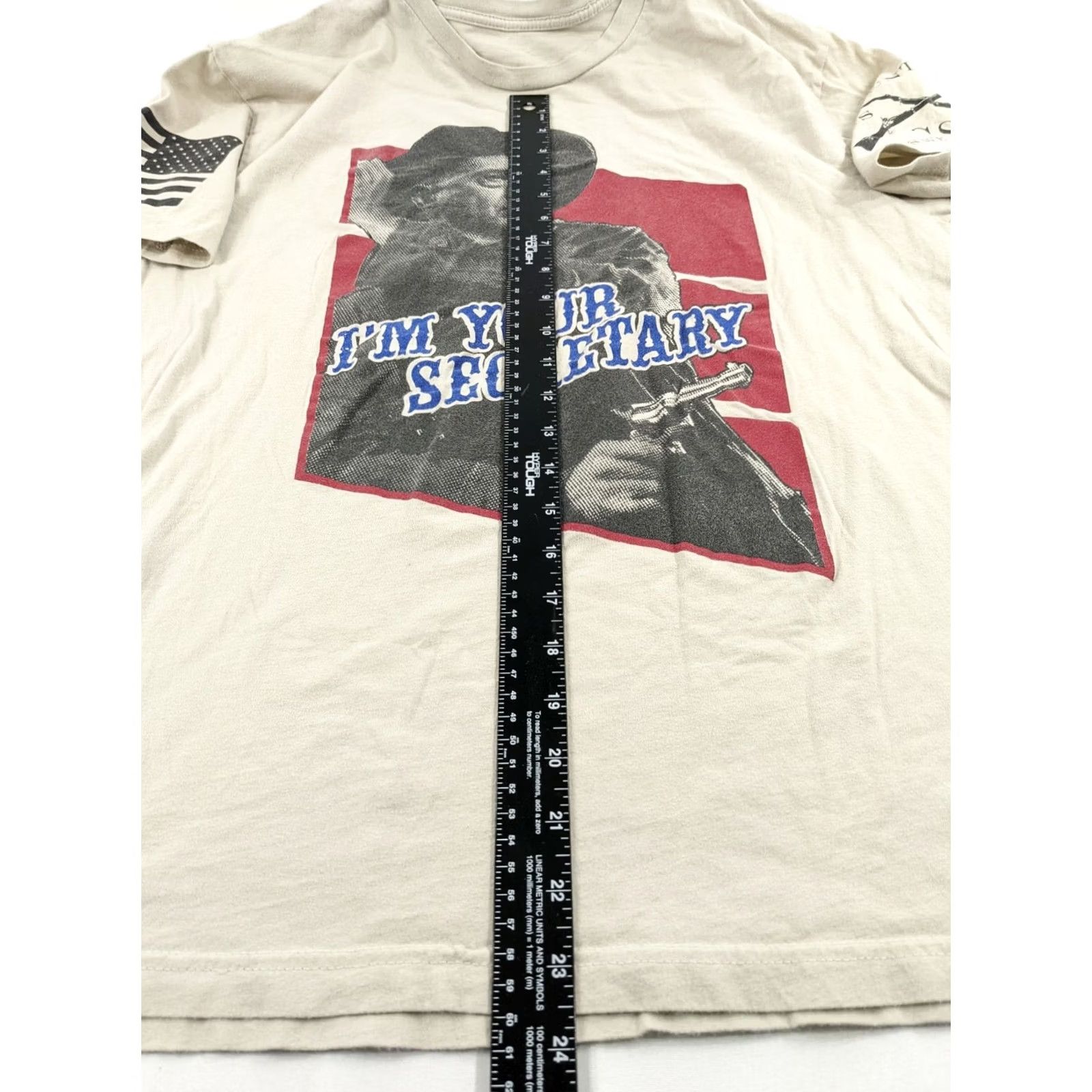 Vintage Grunt Style UNITED STATES SPACE T-Shirt M Beige Cotton 100% Mattis Mens Short Sleeve shirts Size US M / EU 48-50 / 2 - 6 Thumbnail