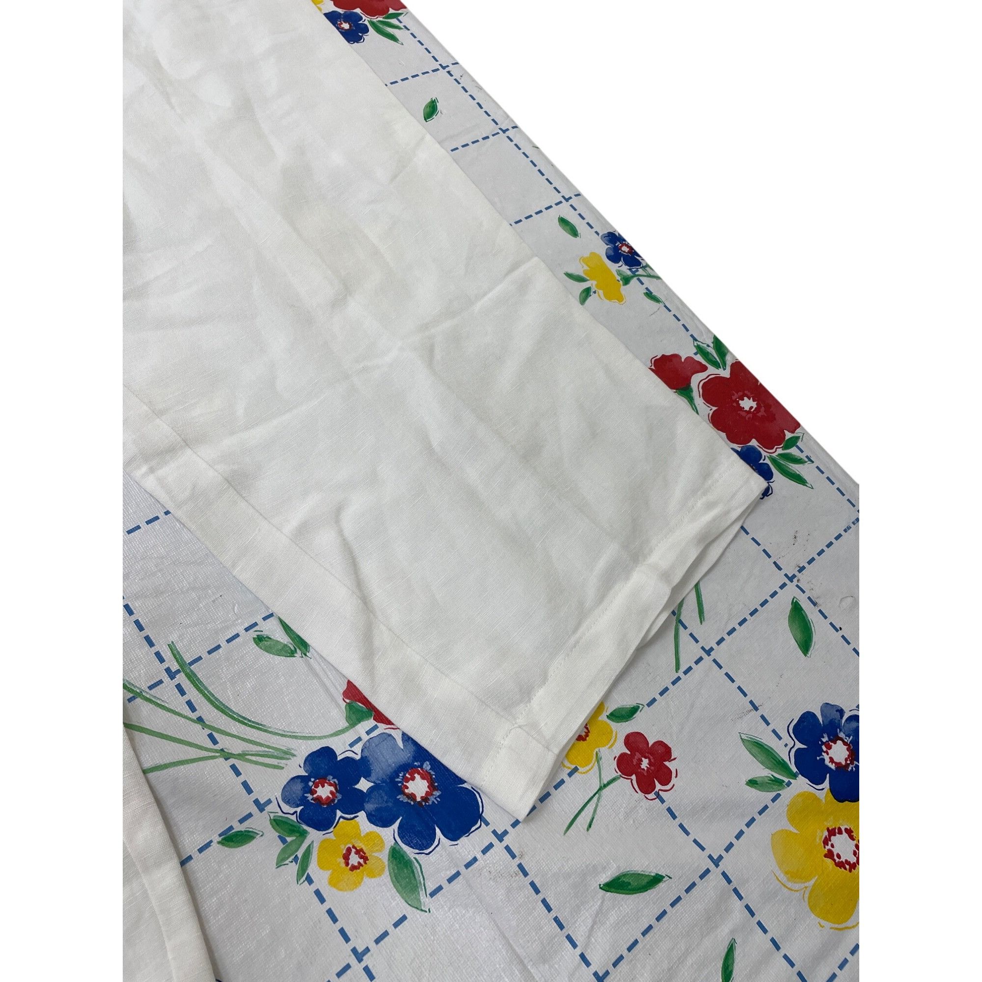 Cubavera Cubavera Womens white linen Blend Drawstring Wide Leg Pants Size 24" / US 00 / IT 34 - 8 Thumbnail