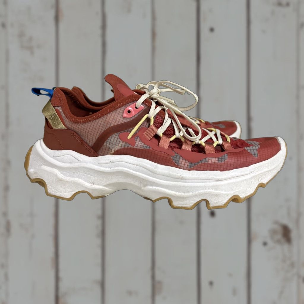 SOREL Sorel Kinetic Breakthru Tech Lace Sneaker Red 12 Women Shoe Lace Up Size US 10 / IT 40 - 1 Thumbnail