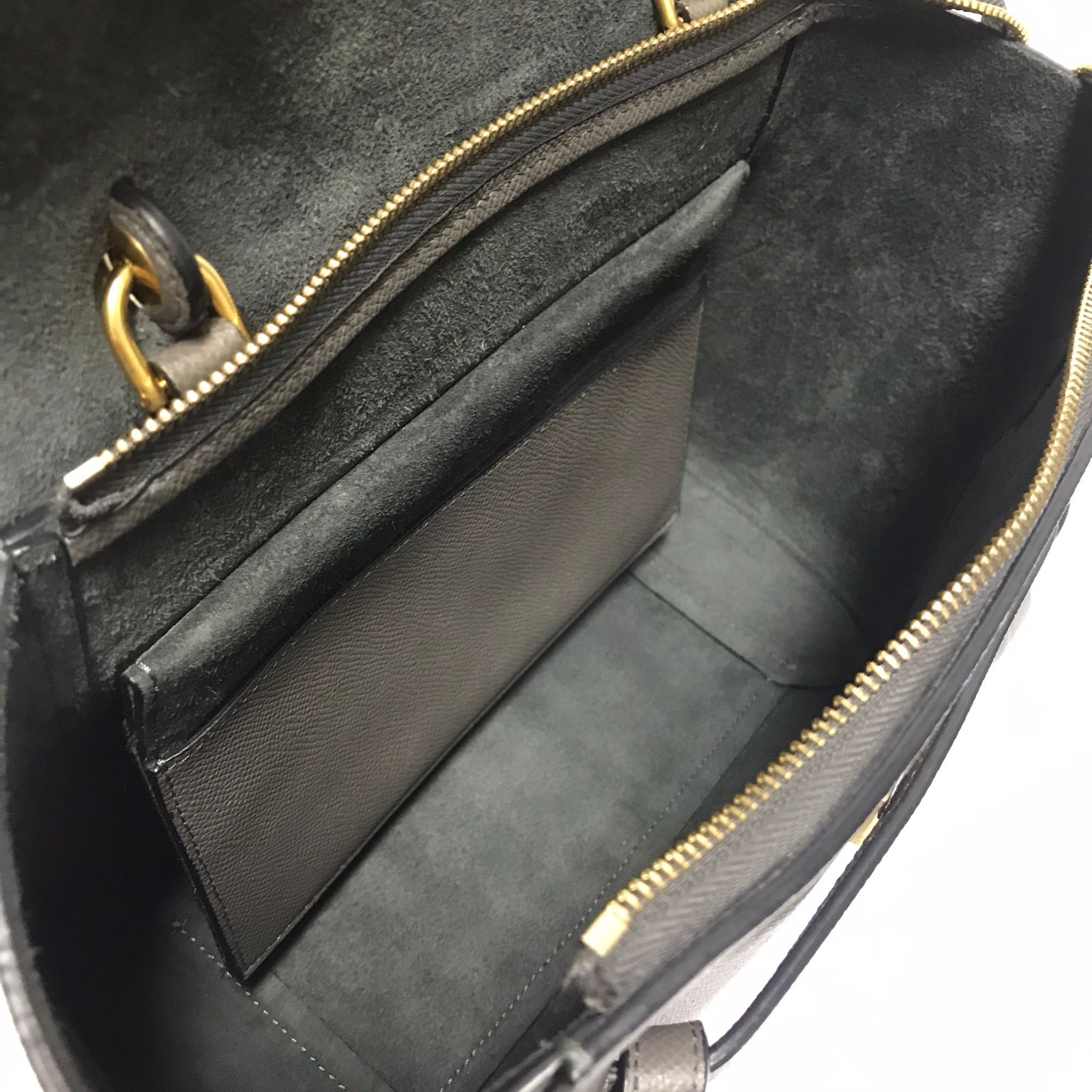 Celine Celine Micro Belt Small Elephant Grey Crossbody Bag Size ONE SIZE - 6 Thumbnail