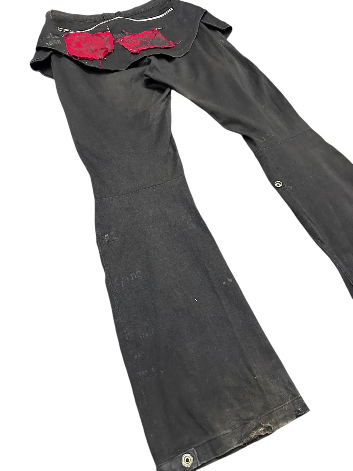 Seditionaries h.Anarchy Punk Bondage Flare Pant Size US 30 / EU 46 - 10 Thumbnail