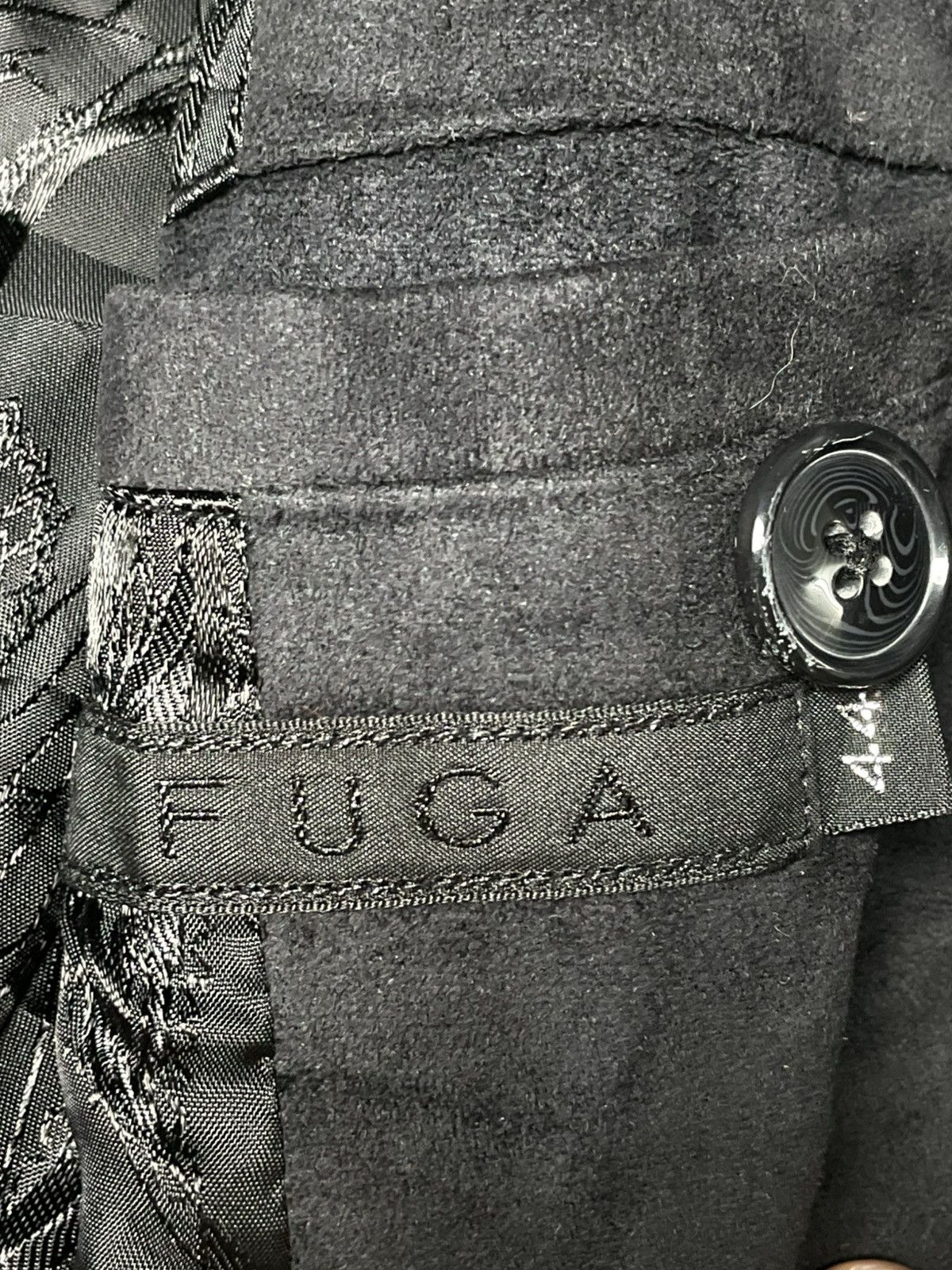 Japanese Brand × Seditionaries × Vintage FUGA Brand Double Breasted Velvet Coat (114) Size US S / EU 44-46 / 1 - 6 Thumbnail