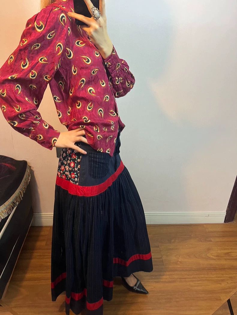 Kenzo KENZO Long skirt with both sides Size 25" / US 0 / IT 36 - 9 Thumbnail