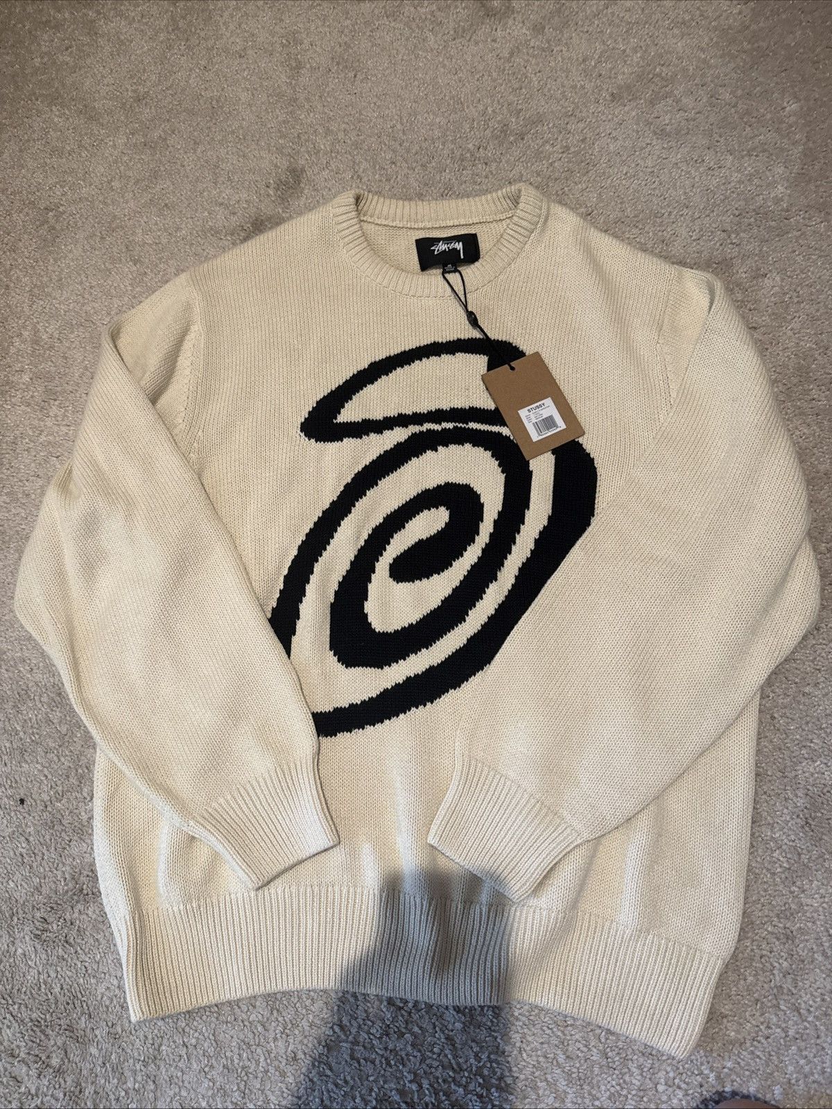Stussy Curly S Sweater | Grailed
