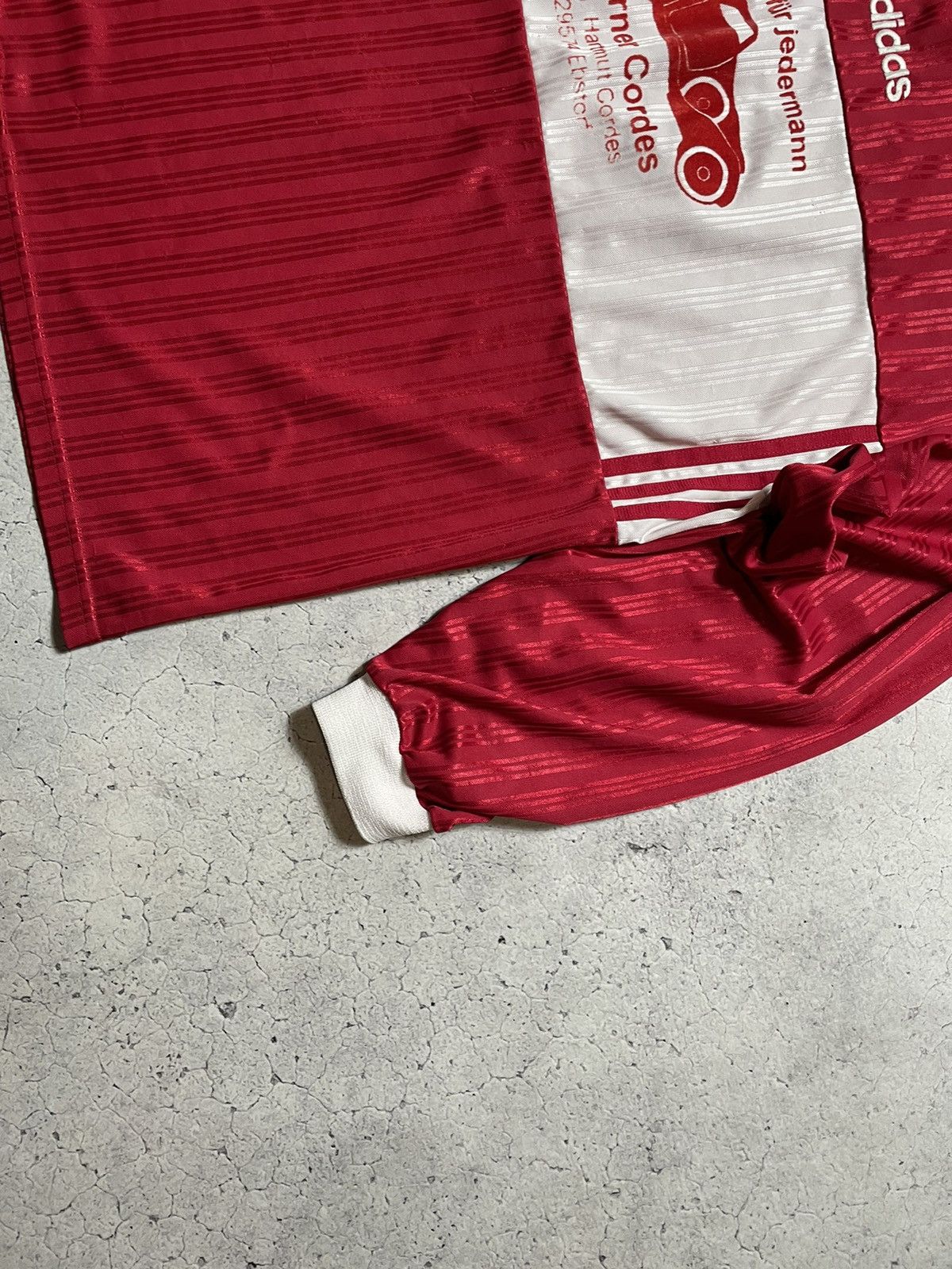 Adidas Vintage 90s Retro Adidas #11 Football Longsleeve Jersey Size US XL / EU 56 / 4 - 4 Thumbnail