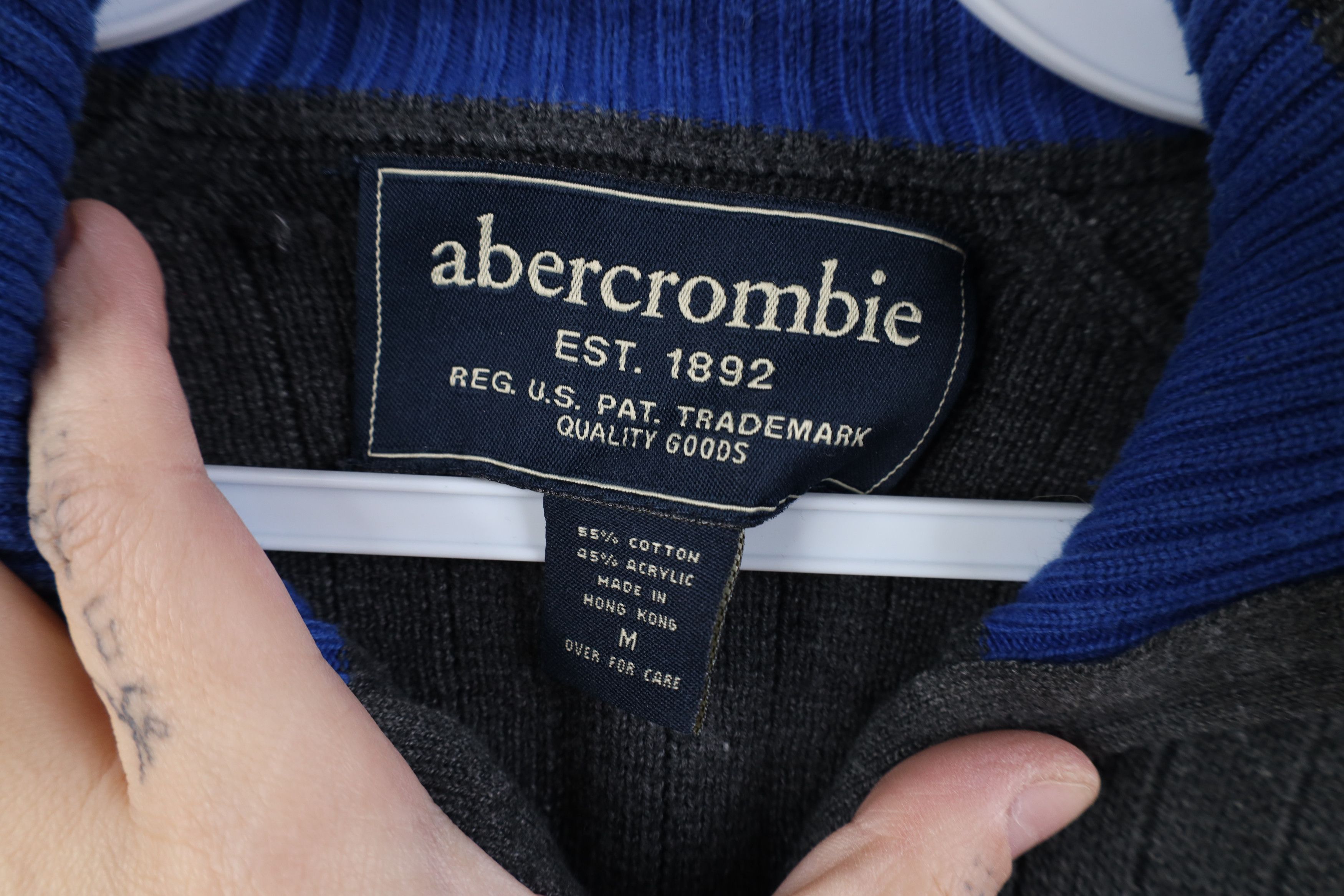 Abercrombie & Fitch Vintage 90s Y2K Abercrombie & Fitch Knit Half Zip Sweater Size US M / EU 48-50 / 2 - 12 Thumbnail