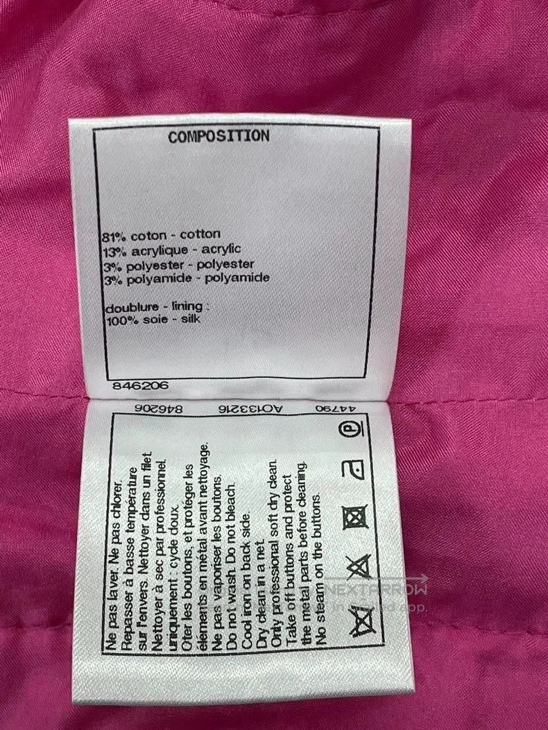 Chanel Chanel Pink V-Neck Knit Jacket. Size US M / EU 48-50 / 2 - 6 Thumbnail