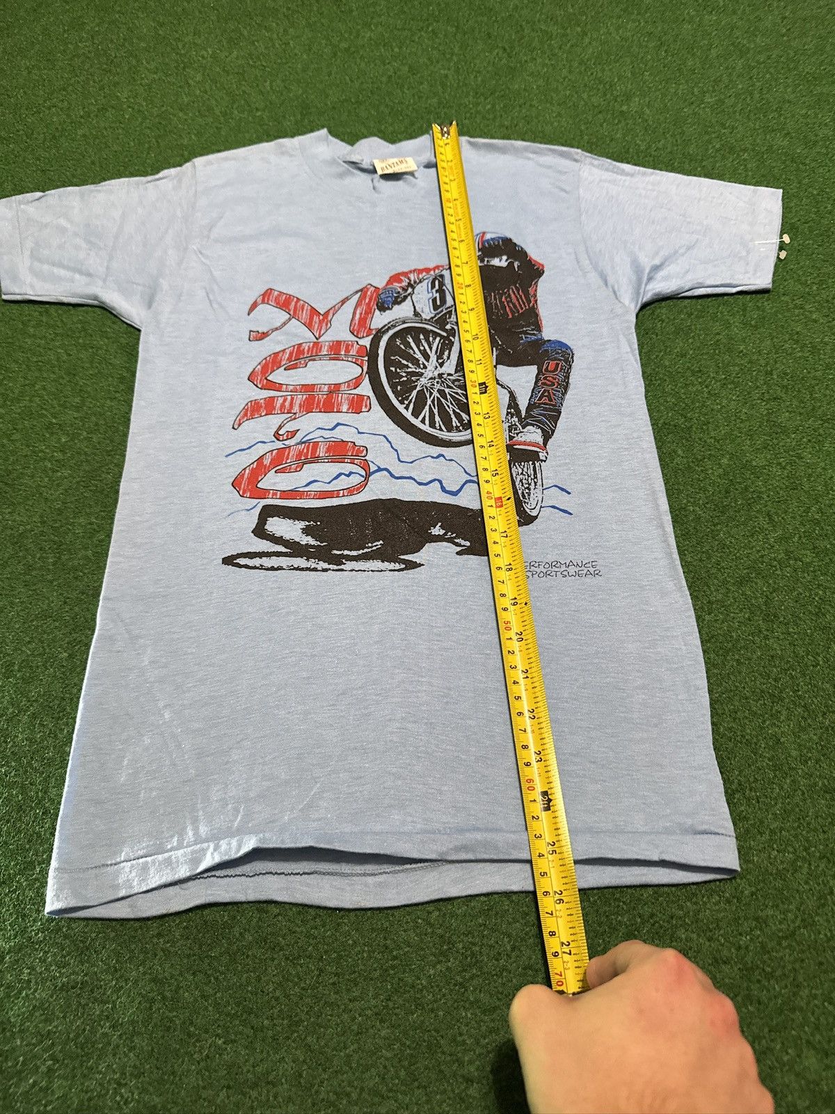 Vintage Moto Motocross Motorcycle 70s 80s Bmx Vintage Small T Shirt Size US S / EU 44-46 / 1 - 7 Thumbnail
