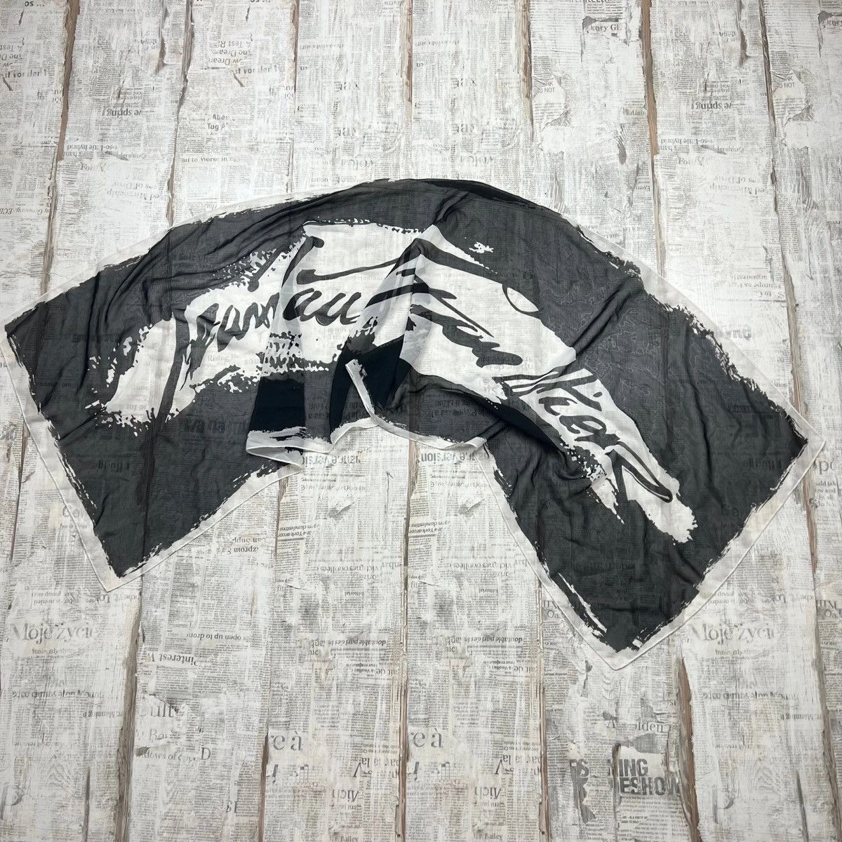 Jean Paul Gaultier × Vintage Jean Paul Gaultier silk scarf Size ONE SIZE - 1 Thumbnail