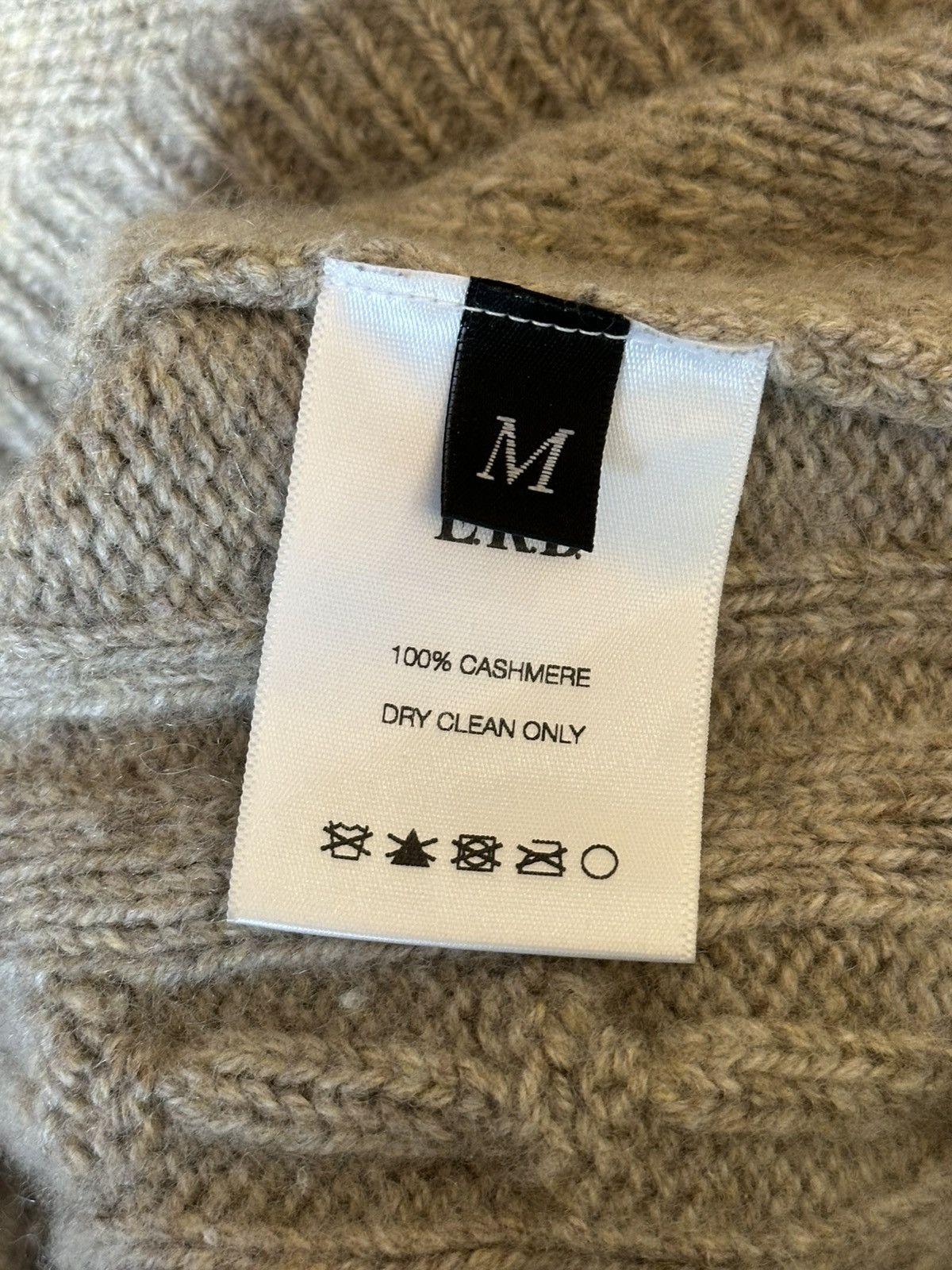 Enfants Riches Deprimes ERD DISTRESSED ASYMMETRICAL CASHMERE SWEATER Size US M / EU 48-50 / 2 - 7 Thumbnail
