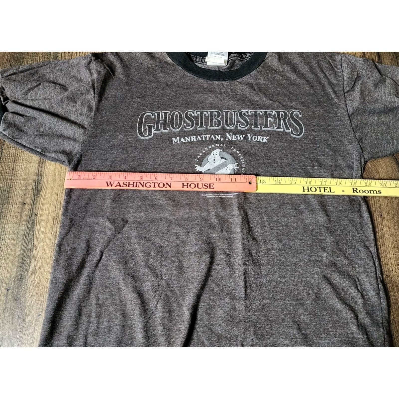 Vintage Vintage Thunder Creek Ghostbusters T Shirt Mens M Distressed Gray Cotton Crew Neck Short Sleeve Graphic Print 2000s Retro Bohemian Geek Hipster Nerd Size US M / EU 48-50 / 2 - 3 Thumbnail