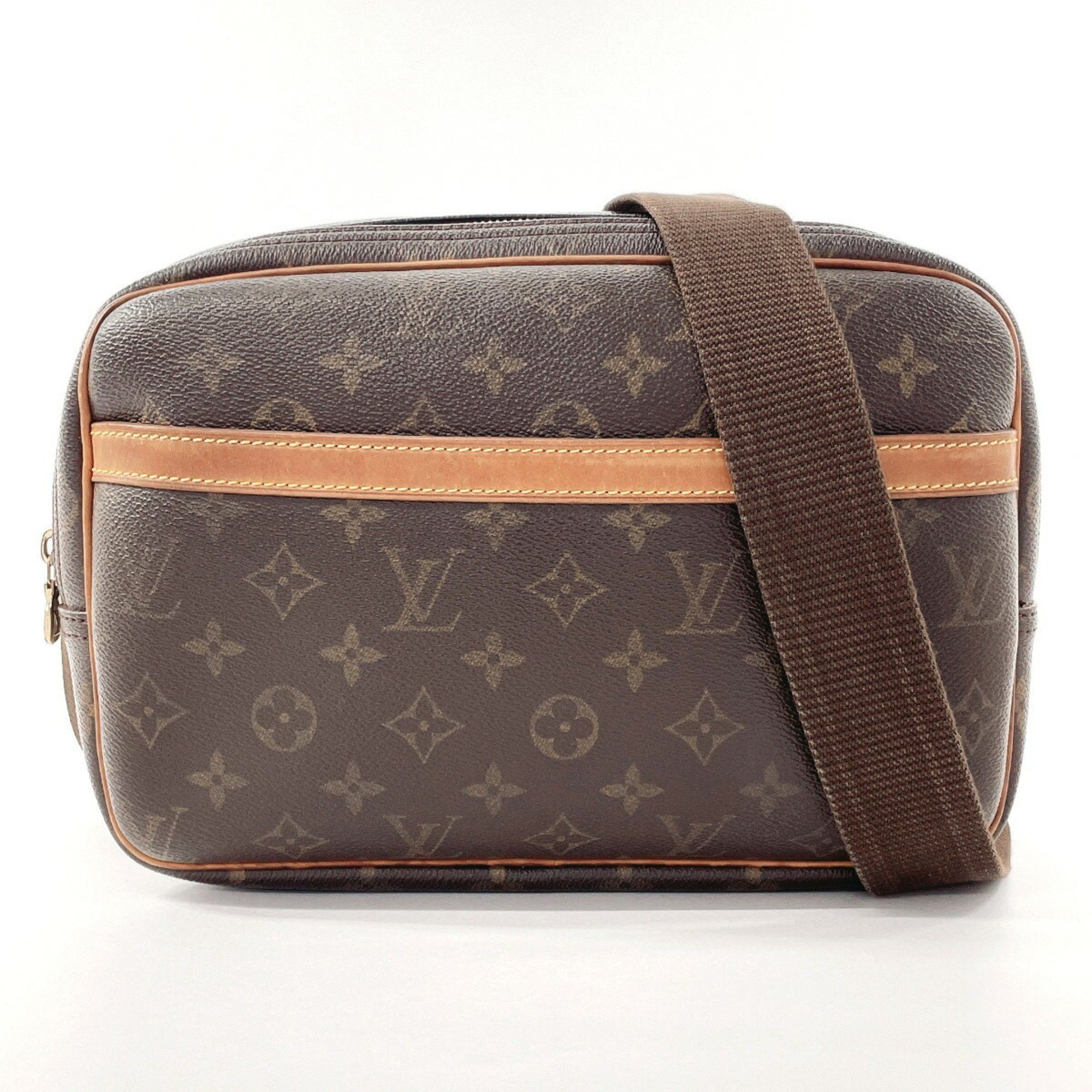 Louis Vuitton Reporter Pm M45254 Shoulder Bag Monogram Canvas Brown Unisex N5038070, Women's