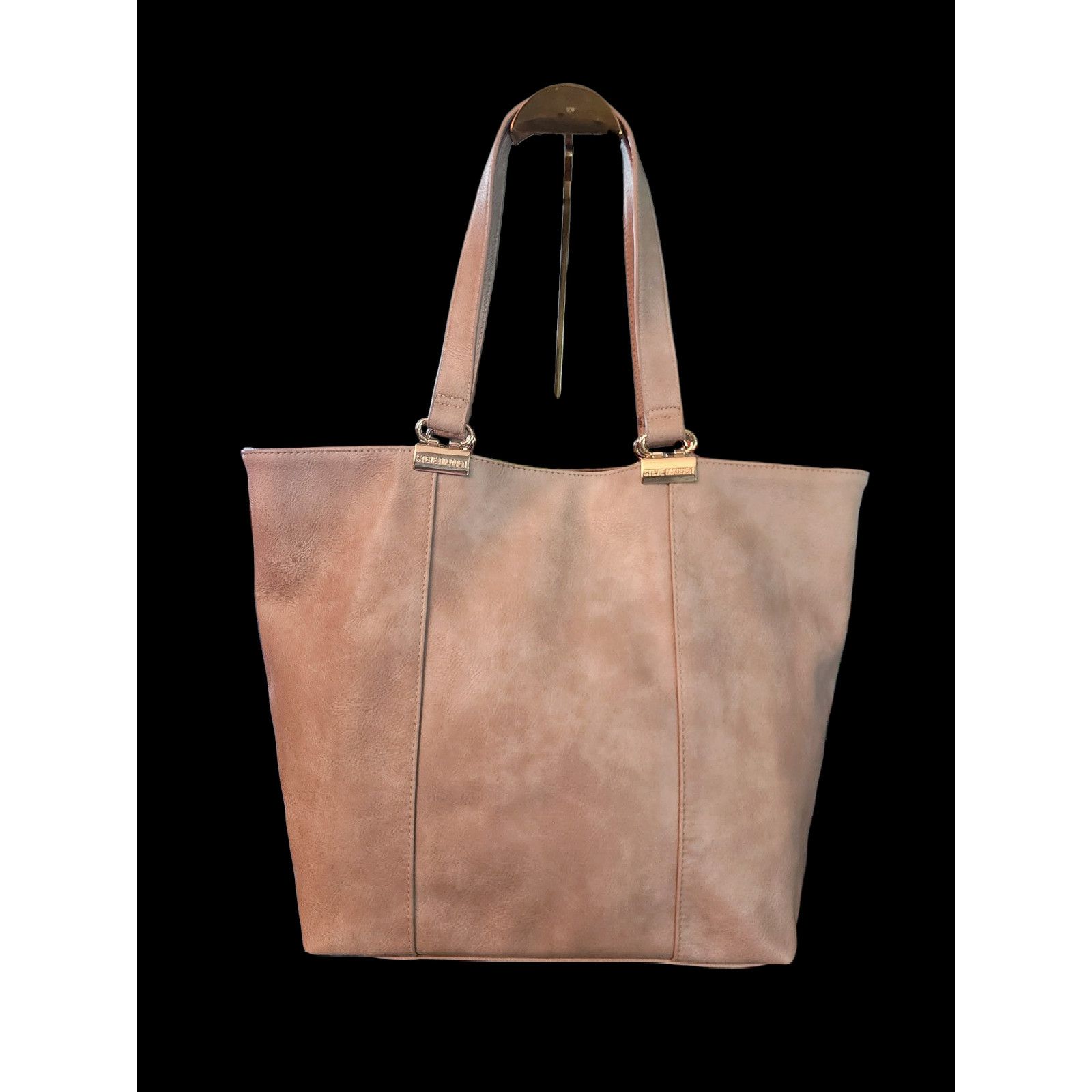 Steve Madden Steve Madden beige faux-leather tote bag Size ONE SIZE - 2 Thumbnail