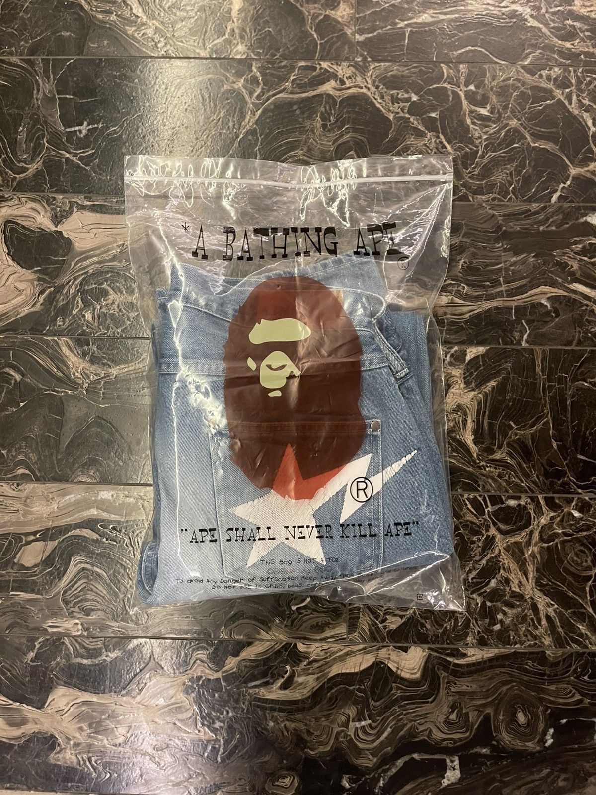 Bape Y2K style New gen Bape Sta jeans Size US 34 / EU 50 - 6 Thumbnail
