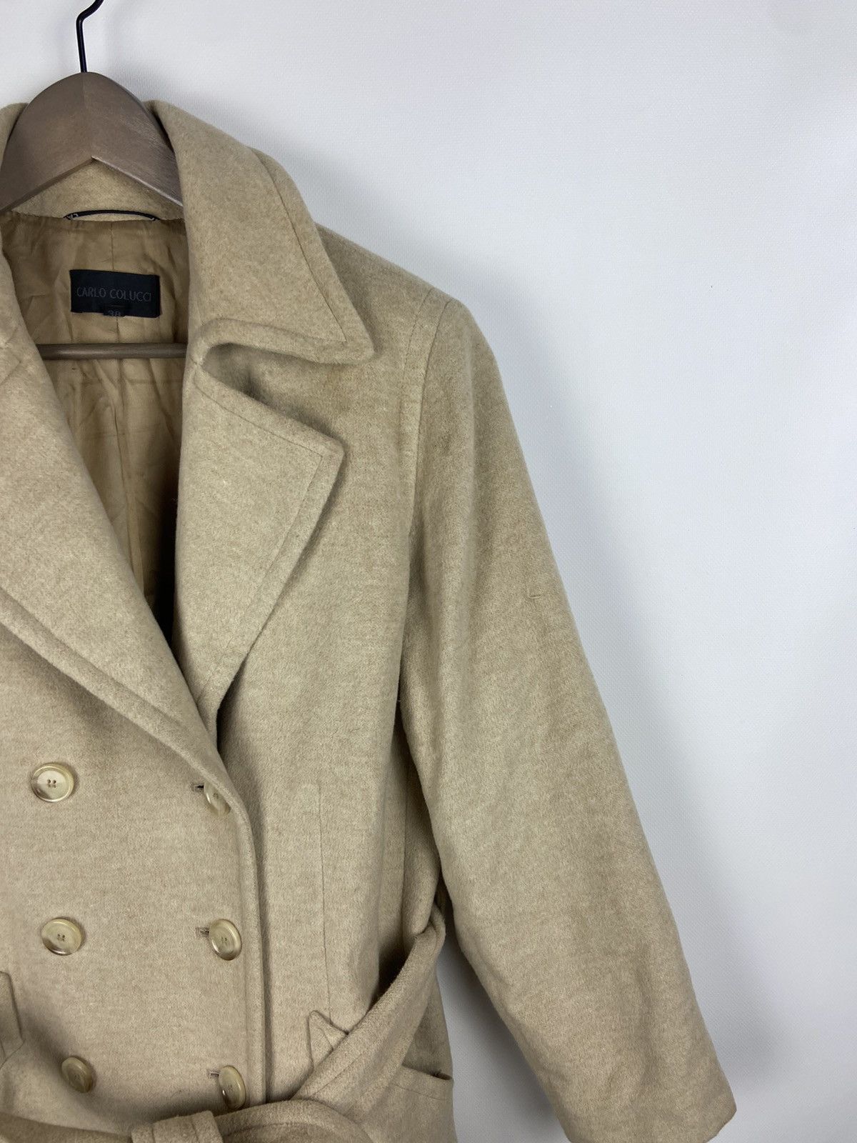 Carlo Colucci Carlo Colucci Luxury Beige ANGORAWOOL LAMBSWOOL CASHMERE Size XS / US 0-2 / IT 36-38 - 3 Thumbnail