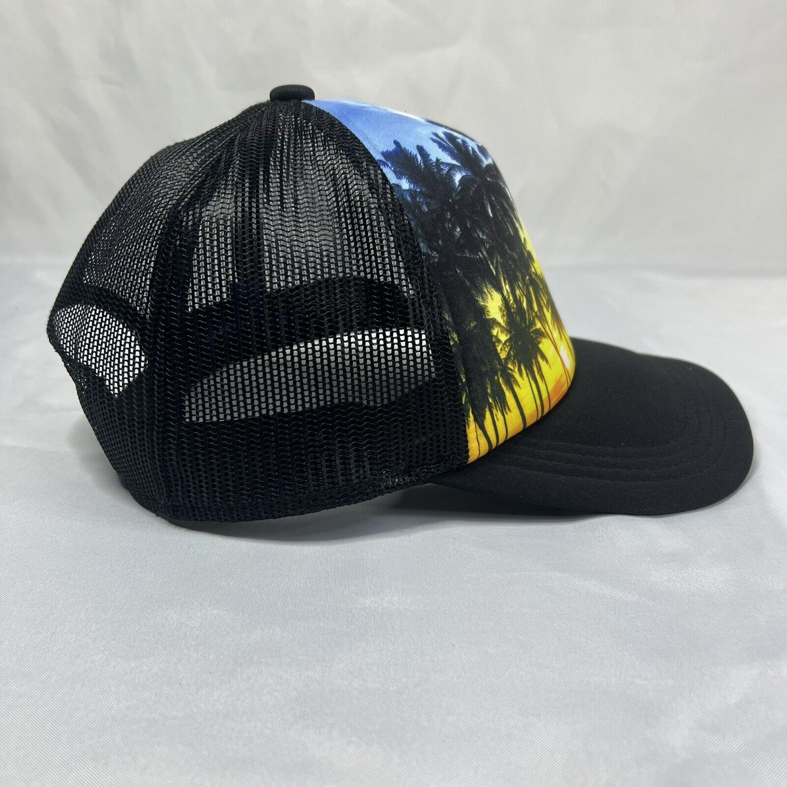 Port Authority I Love Beaver Palm Tree Snackback Trucker Hat Size ONE SIZE - 4 Thumbnail
