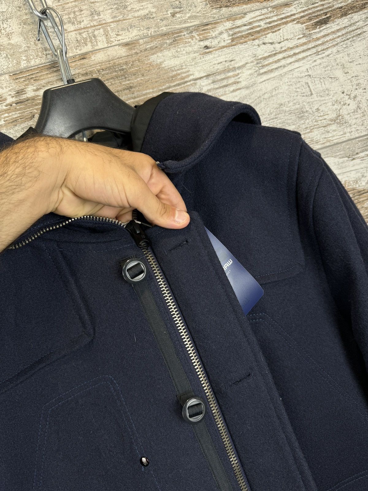 G-Star BNWT! Mens G Star Raw LAMOND DUFFLE WOOL COAT jacket Size US XXL / EU 58 / 5 - 12 Thumbnail