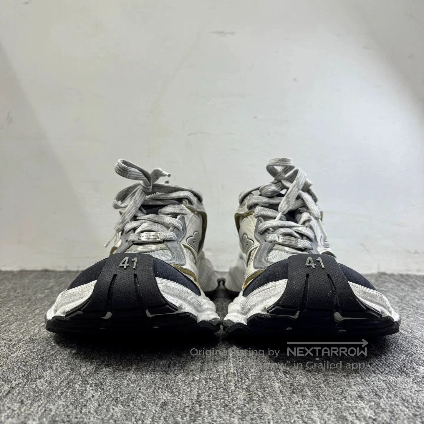 Balenciaga Multi Color Low-Top Sneakers Size 8. Size US 8 / EU 41 - 2 Thumbnail