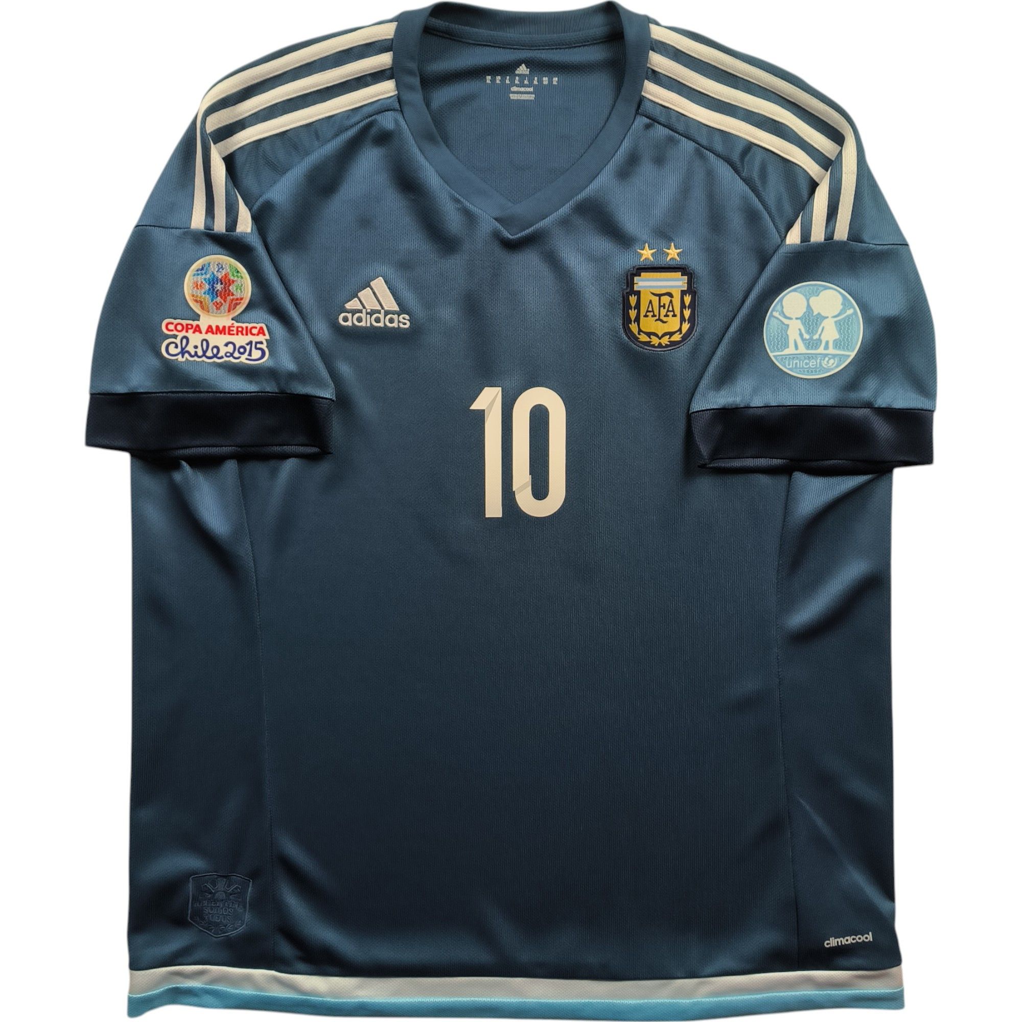 Adidas Argentina 2015-17 Adidas away Messi football jersey size XL Size US XL / EU 56 / 4 - 2 Thumbnail