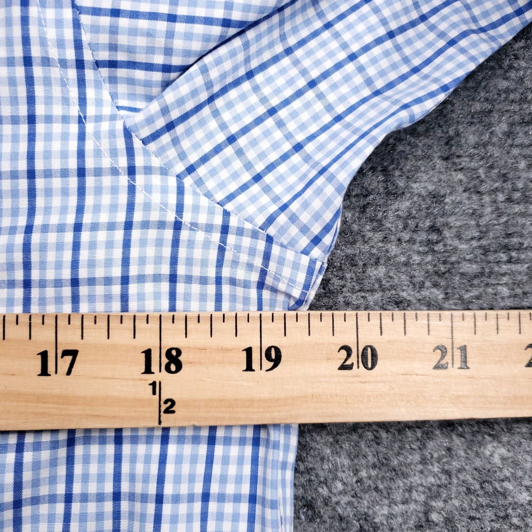 Brooks Brothers Brooks Brothers 346 Button Down Shirt Men Large Blue Fleece Non Iron Long Sleeve Plaid Size US L / EU 52-54 / 3 - 6 Thumbnail