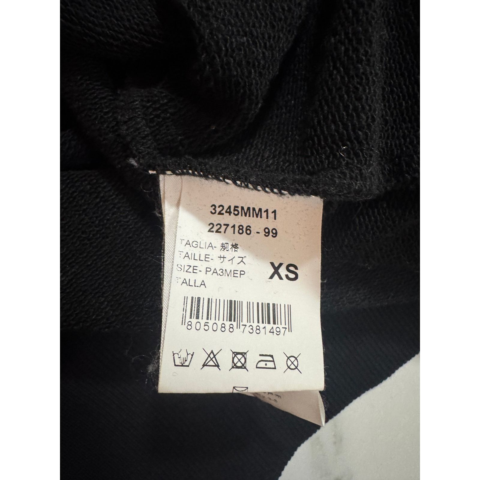 MSGM MSGM Active Milano Italy Crewneck Sweatshirt XS Black Silver Size XS / US 0-2 / IT 36-38 - 3 Thumbnail