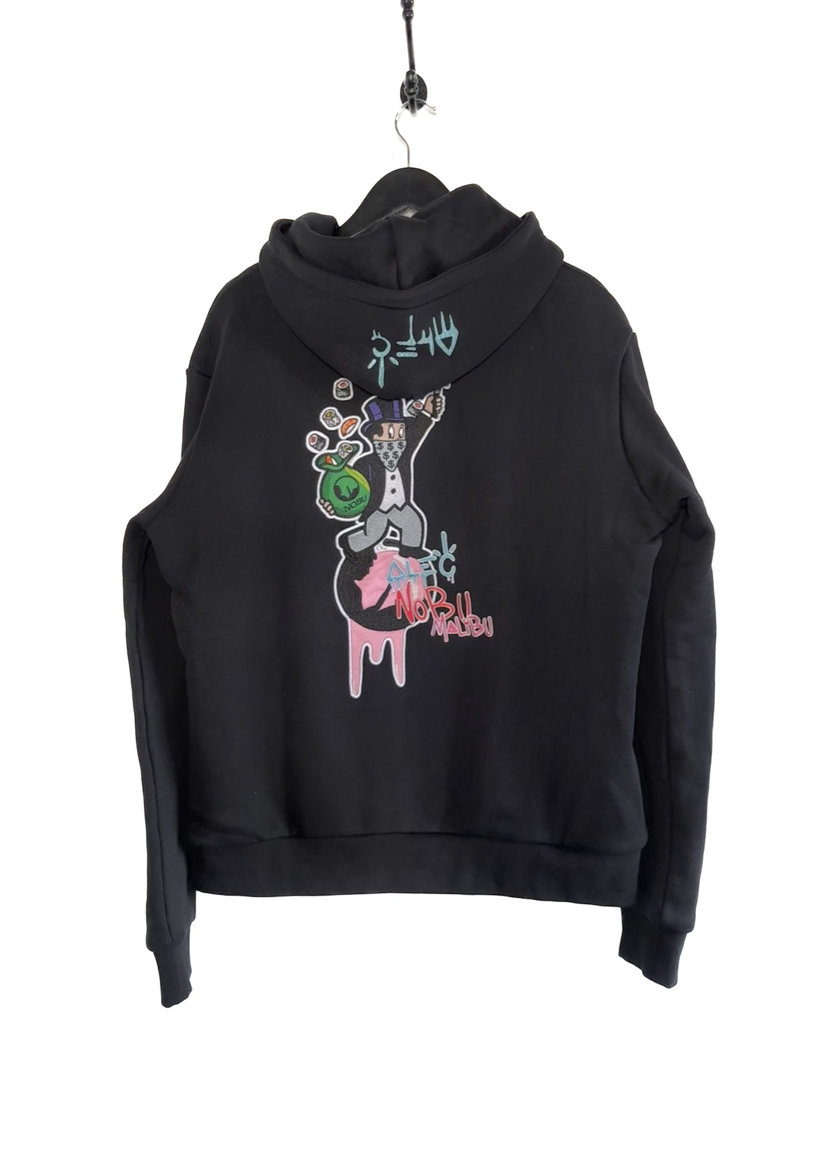 Alec Monopoly Alec Monopoly Nobu Malibu Black Hoodie Size US XL / EU 56 / 4 - 3 Thumbnail