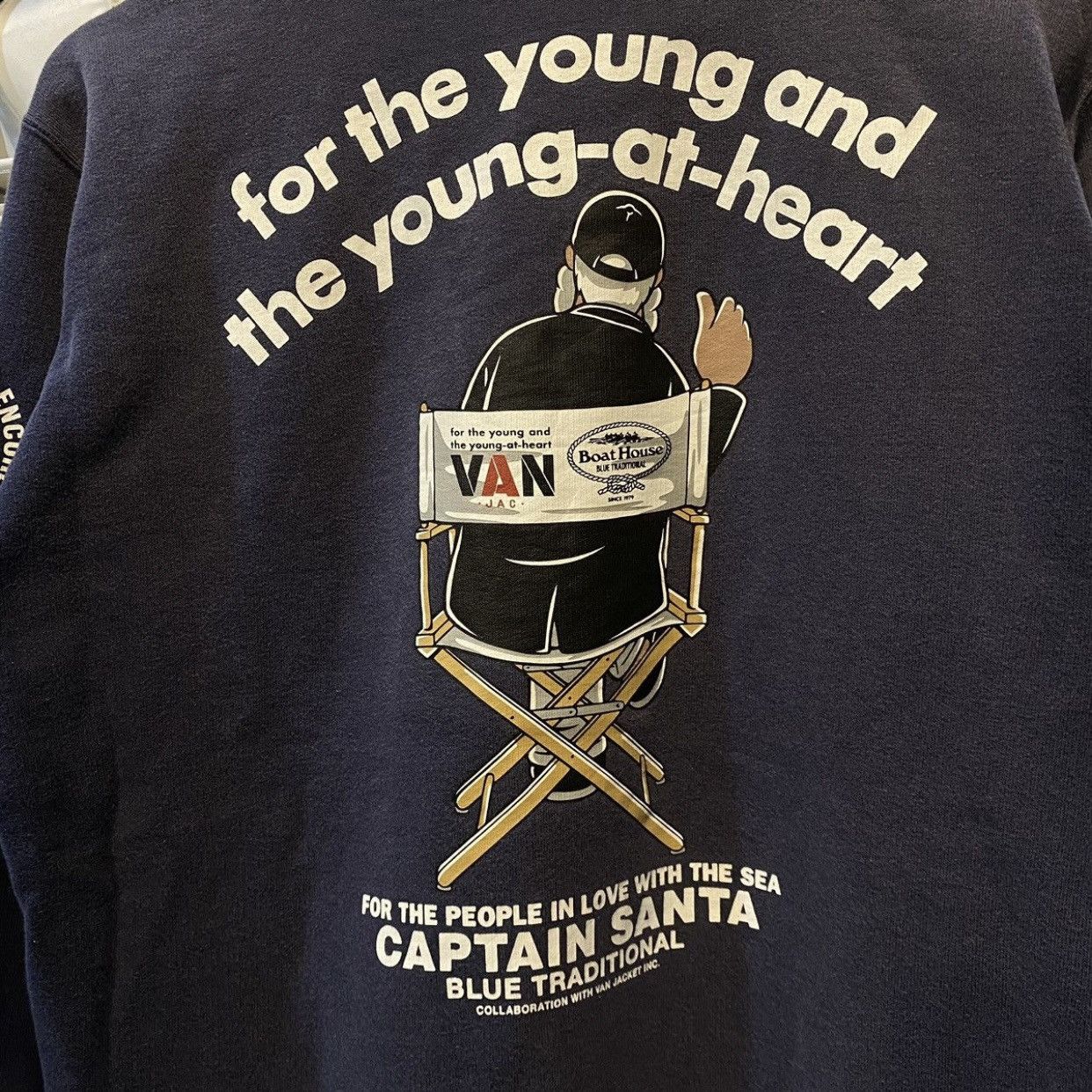 Van Rare Vintage 90s Captain Santa x VAN JAC BOATHOUSE Size US L / EU 52-54 / 3 - 5 Thumbnail