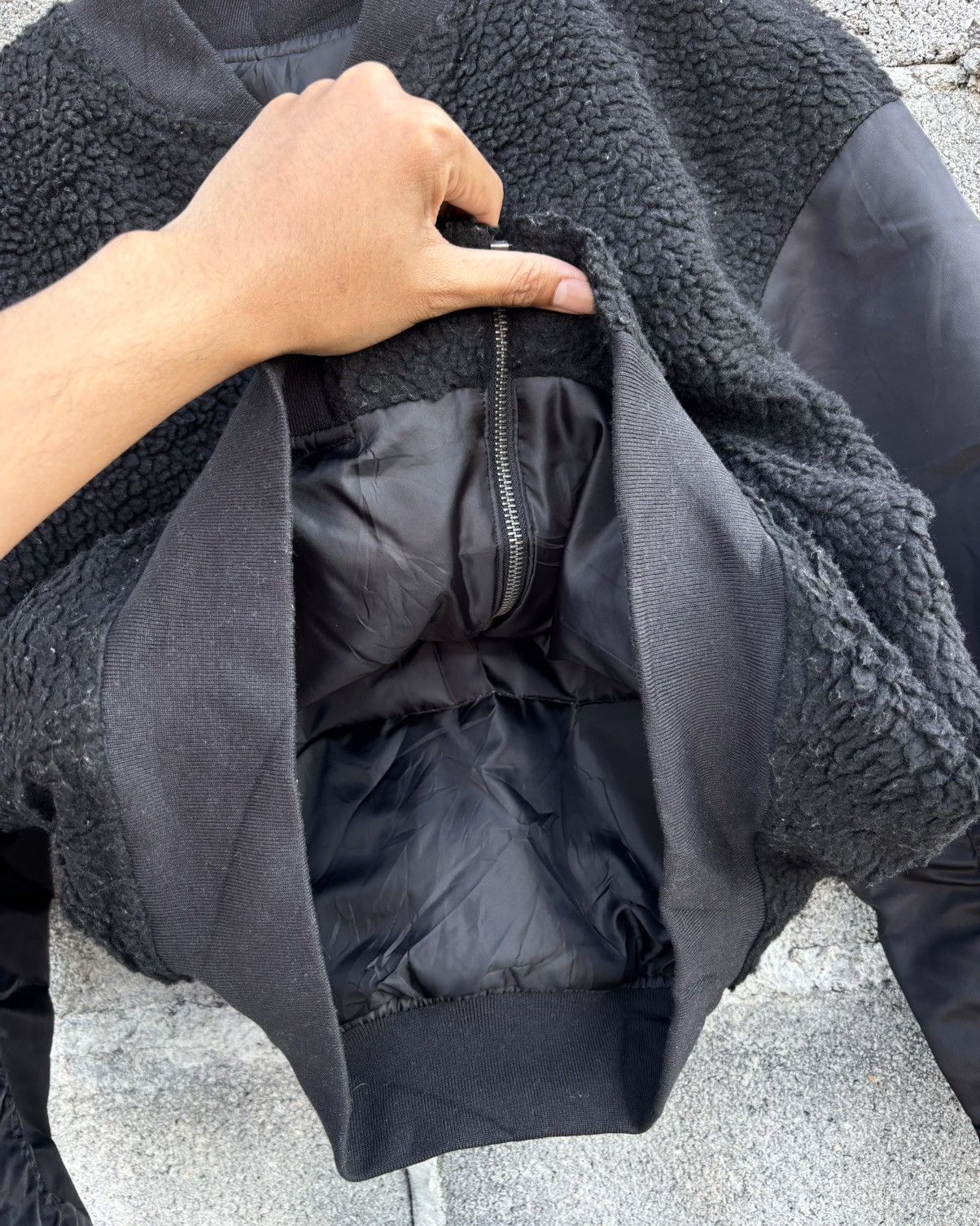 Alpha Industries Black Alpha Industries Fleece Cropped Zip Jacket Size US M / EU 48-50 / 2 - 11 Thumbnail