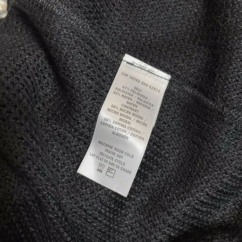 Splendid NWT New $138 Splendid Astor Metallic Coated Knit Dress Blac Size M / US 6-8 / IT 42-44 - 7 Thumbnail