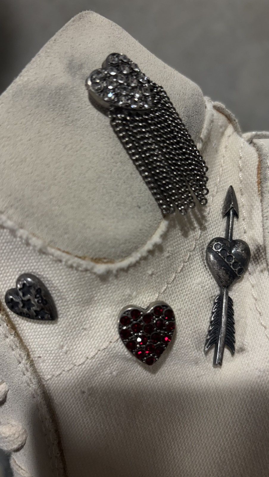 Saint Laurent Paris Saint Laurent Paris “Smoking Forever” High Top Sneaker Size US 11 / EU 44 - 2 Thumbnail