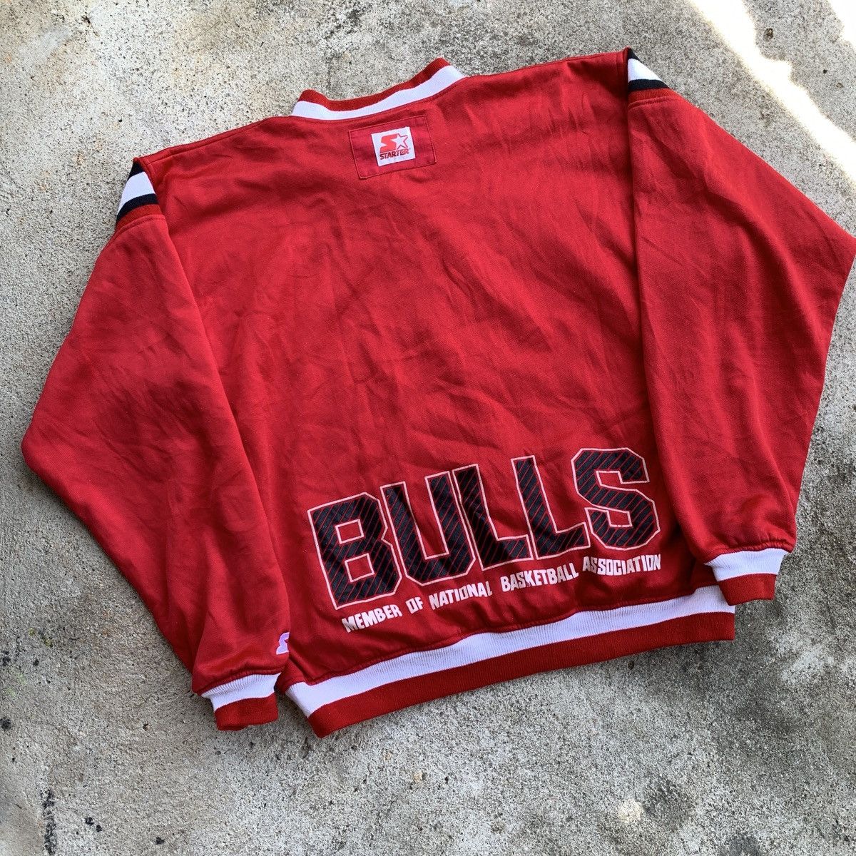 Starter Starter Jacke Chicago Bulls Size L NBA Vintage Bulls Jacket Size US L / EU 52-54 / 3 - 2 Thumbnail