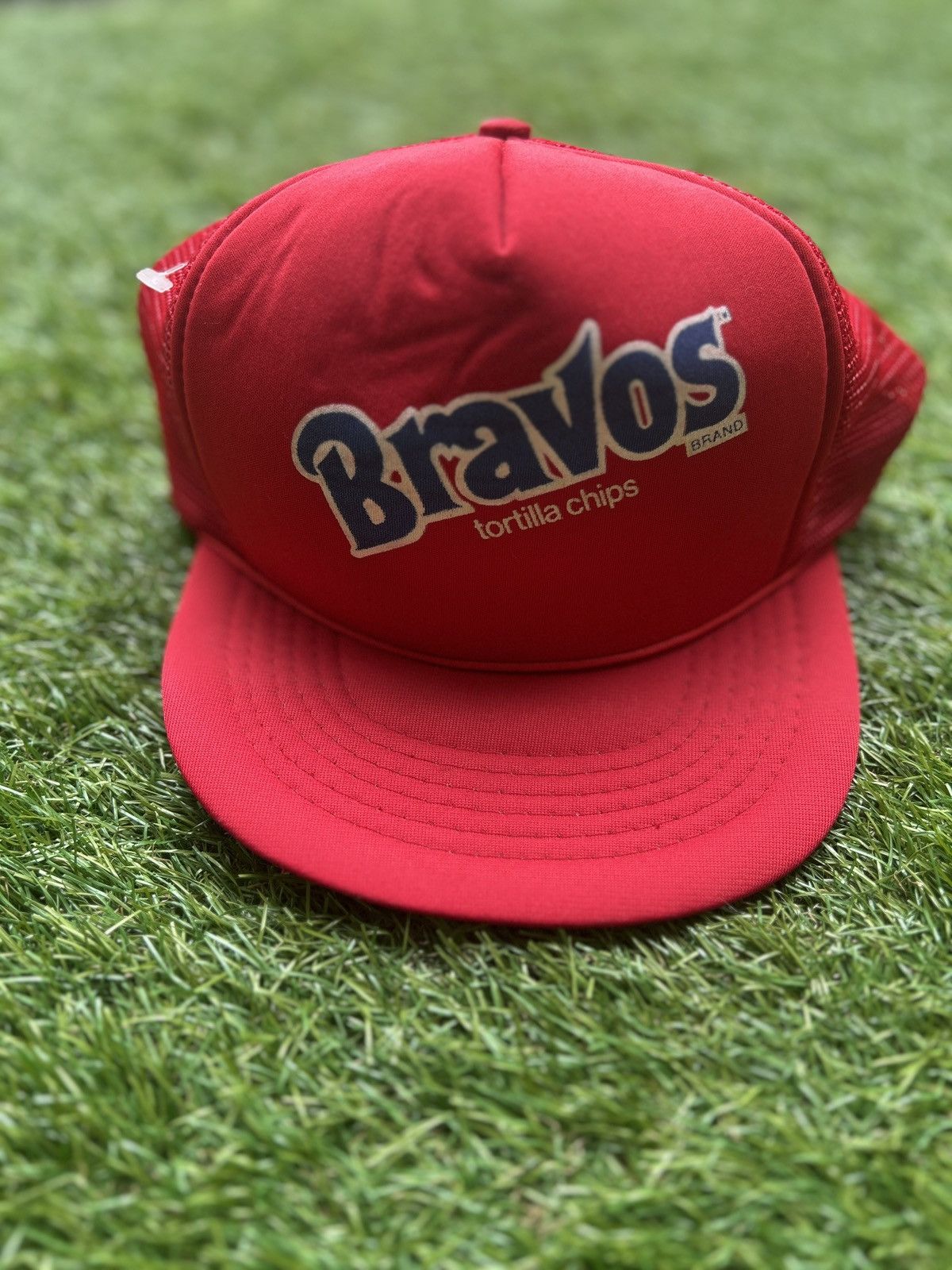 Vintage Vintage Bravos Tortilla Chips Trucker Hat Size ONE SIZE - 1 Thumbnail