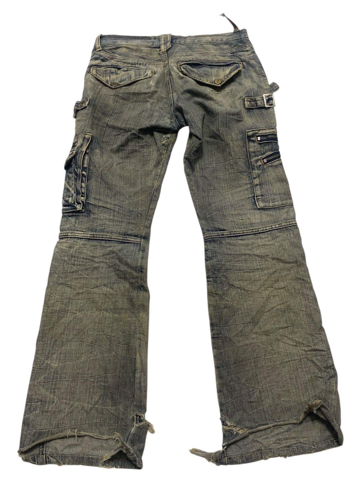 If Six Was Nine Semantic Design Mud Washed Distressed Punk Denim Size US 28 / EU 44 - 3 Thumbnail