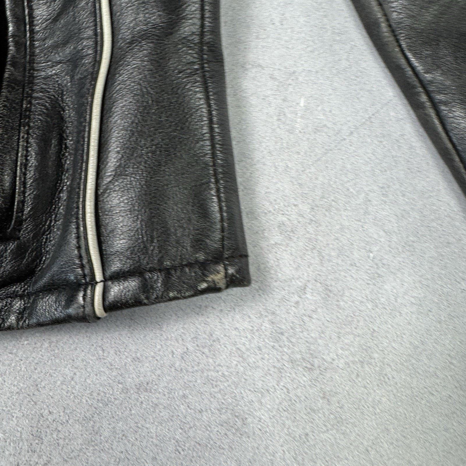 Harley Davidson Harley Davidson Leather Racing Jacket Women's Vintage Y2K Size XS / US 0-2 / IT 36-38 - 9 Thumbnail