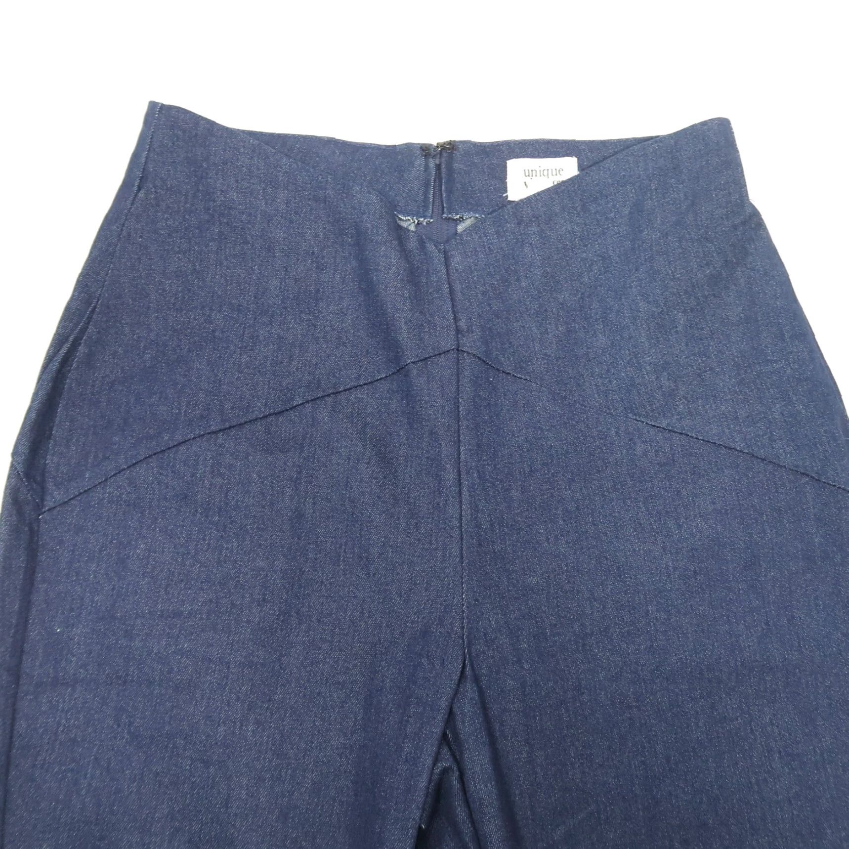 Vintage VINTAGE Unique Denim V-Waist Crop Pants Slim Fit Jeans Large Size 36" / US 14 / IT 50 - 3 Thumbnail