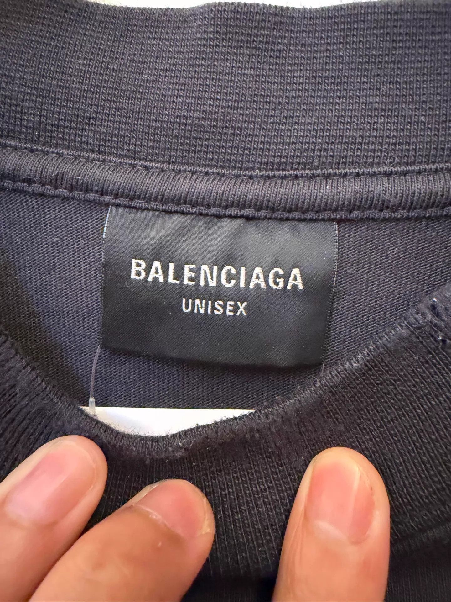 Balenciaga BALENCIAGA Women's Black XS Print Crew Short Sleeve Tee NWOT Size XS / US 0-2 / IT 36-38 - 2 Thumbnail