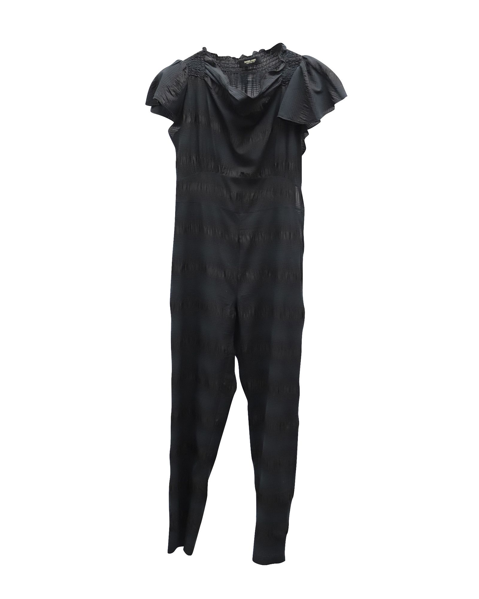 Rachel Comey Rachel Comey Belted Jumpsuit in Black Silk Size 26" / US 2 / IT 38 - 1 Thumbnail