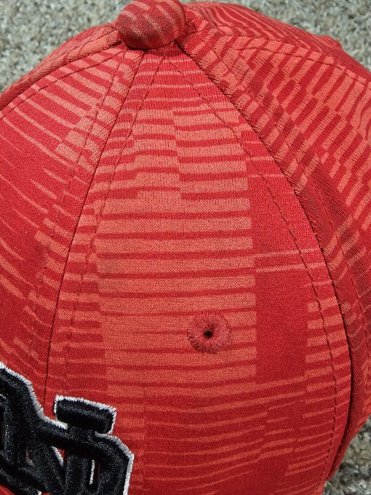Under Armour Under Armour Notre Dame Baseball Hat Youth Red Strapback Size ONE SIZE - 8 Thumbnail