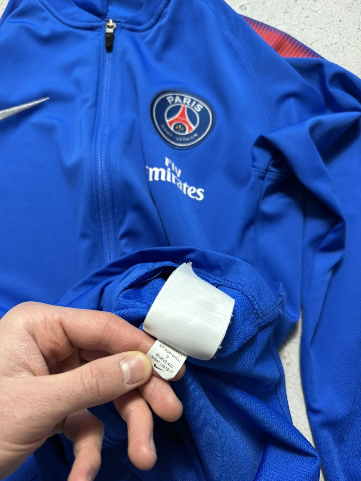 Nike Nike FC PSG Paris Saint Germain Full Zip Training Jacket Size US M / EU 48-50 / 2 - 11 Thumbnail