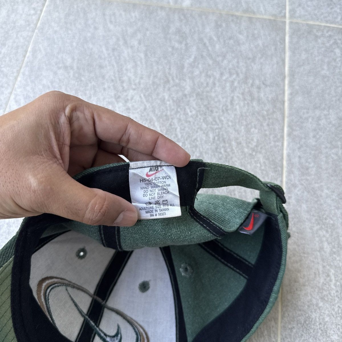 Nike Vintage NIKE swoosh logo cap.. vintage cap Size ONE SIZE - 10 Thumbnail